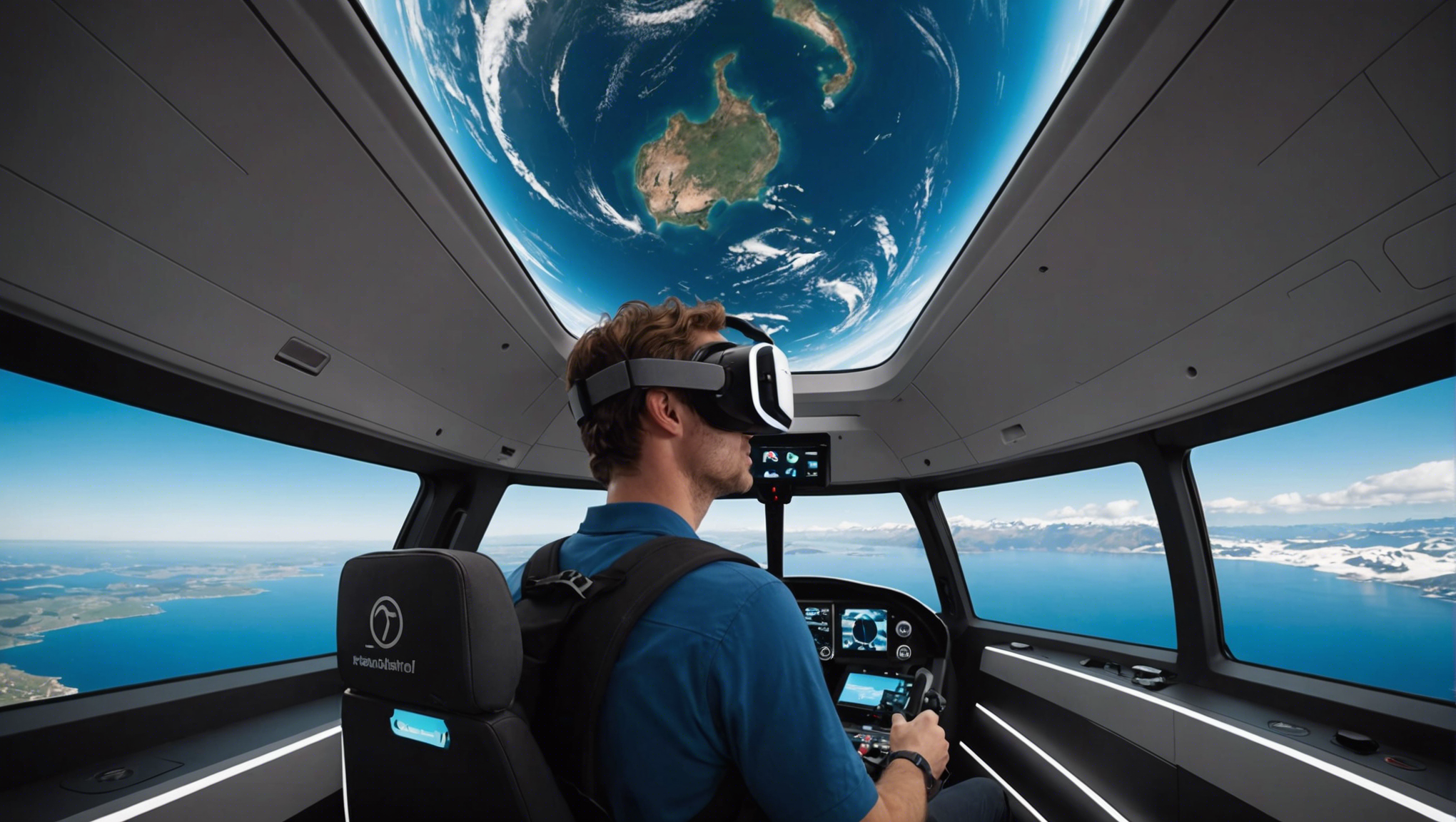 découvrez l'expérience immersive d'un voyage spatial en réalité virtuelle et plongez dans une aventure hors du commun.