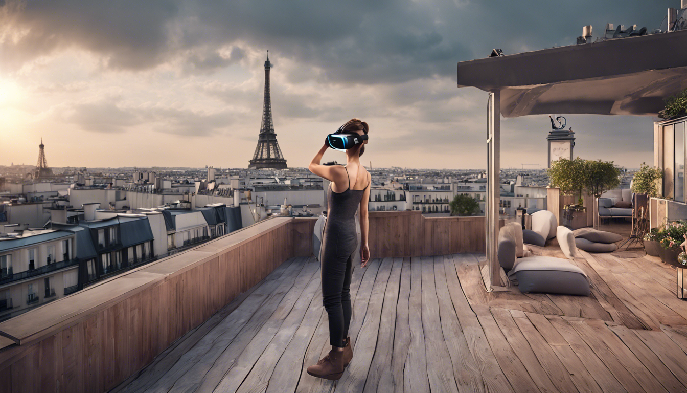 découvrez une expérience de réalité virtuelle inédite sur un rooftop à paris. plongez au coeur de la ville lumière et vivez des sensations uniques grâce à la technologie immersive.