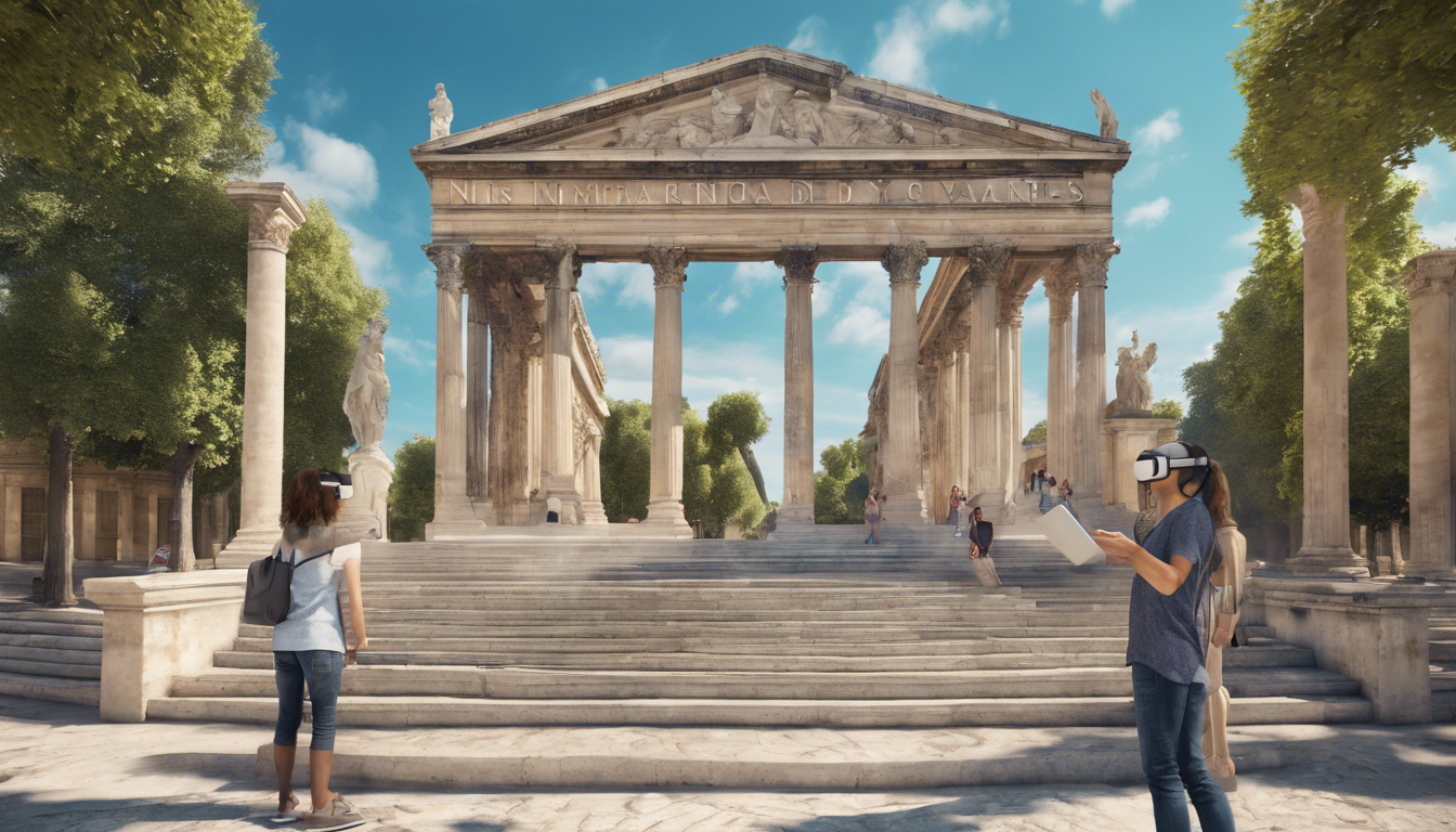 découvrez nîmes comme jamais auparavant grâce à une expérience immersive en réalité virtuelle. plongez au cœur de l'histoire et de la culture de cette ville fascinante, tout en explorant ses monuments emblématiques et ses ruelles animées. une aventure unique à vivre absolument !