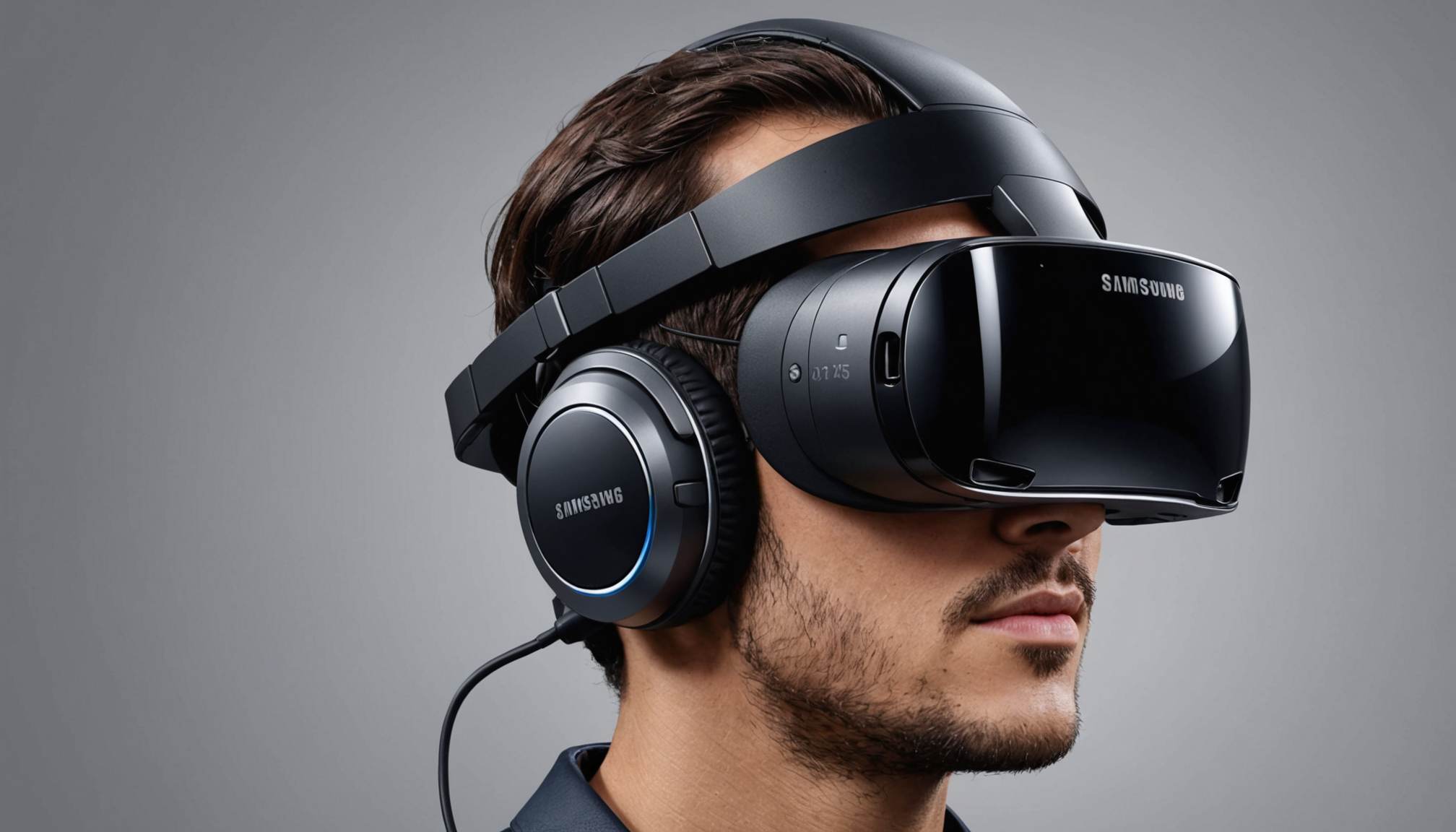 découvrez le casque android xr de samsung, équipé de contrôleurs de mouvement innovants et capable de supporter le streaming vr sur pc. plongez dans une expérience immersive inédite avec un design ergonomique et une technologie de pointe qui révolutionne votre manière de vivre la réalité virtuelle.