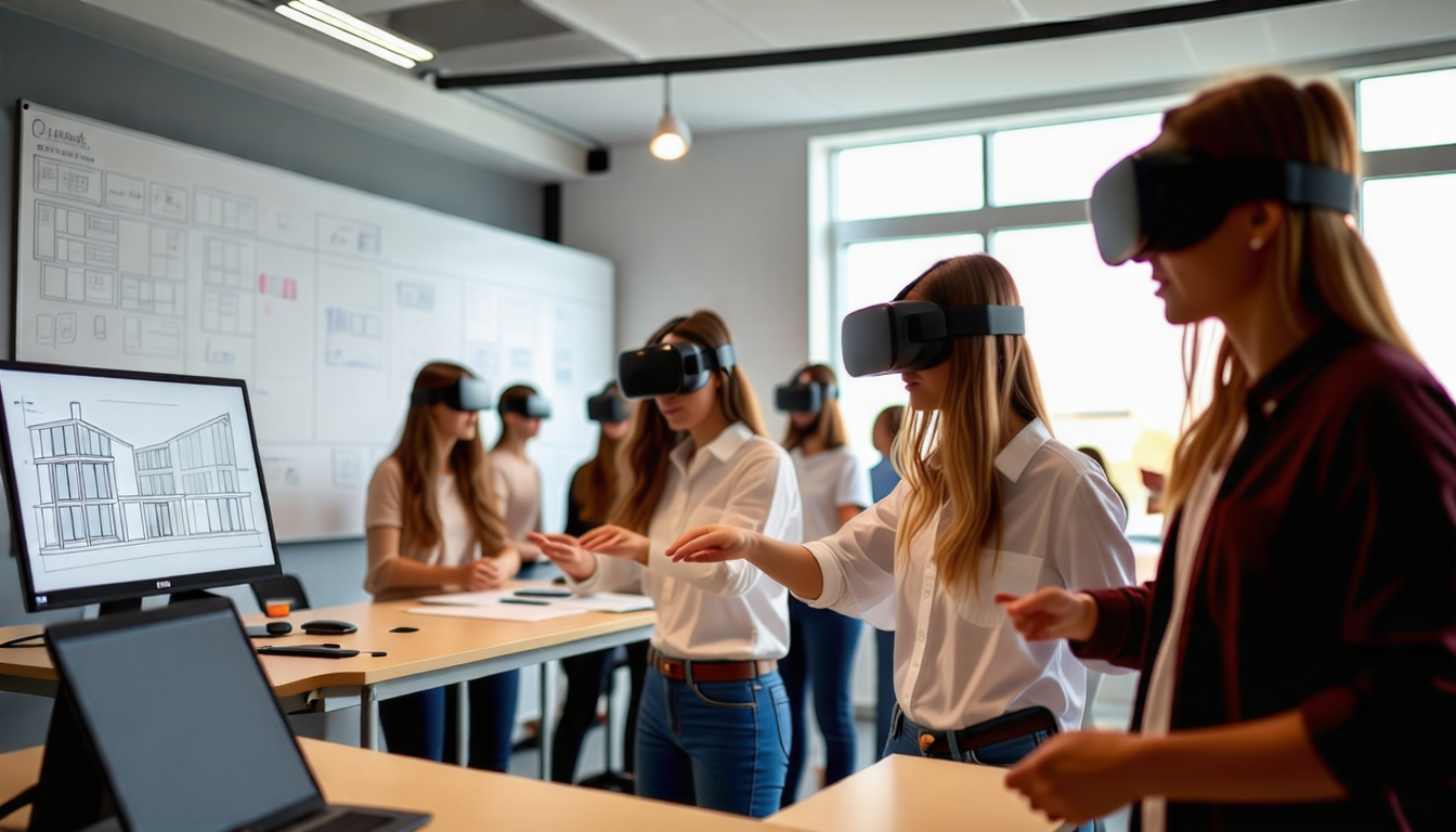 découvrez comment les étudiants en architecture d'angers intègrent la réalité virtuelle dans leur apprentissage pour transformer leur approche de la conception architecturale. apprenez comment cet outil innovant améliore leur créativité et leur compréhension des espaces.