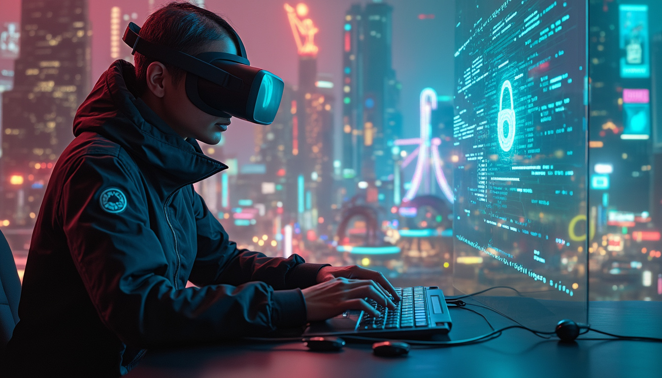 découvrez 'darknet', le classique du hacking en réalité virtuelle créé par e mcneill, maintenant disponible sur les casques quest. plongez dans un monde immersif de stratégies de piratage où chaque décision compte. éprouvez vos compétences et défiez votre esprit dans cet univers captivant.