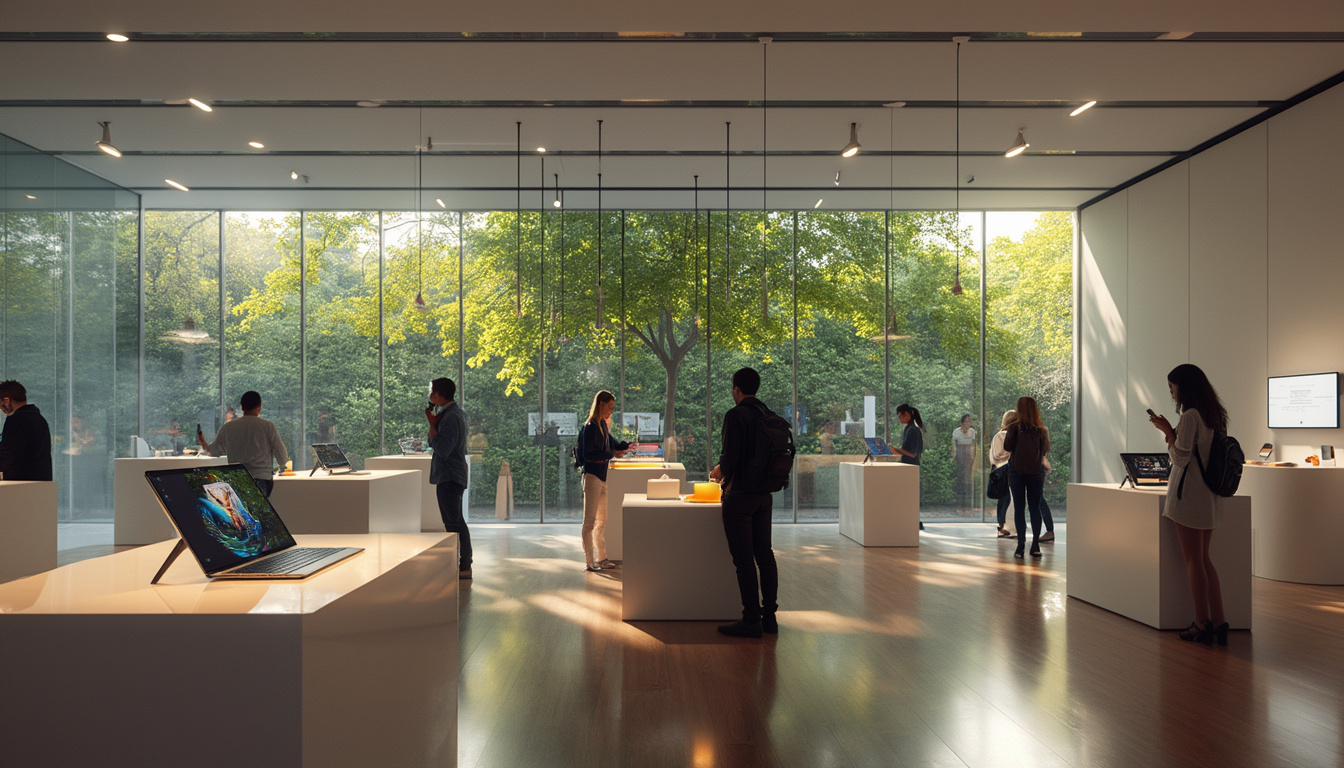 découvrez la nouvelle salle spéciale du nouvel apple store, conçue exclusivement pour présenter le vision pro. plongez dans une expérience immersive qui met en avant les innovations et les fonctionnalités révolutionnaires de ce casque de réalité augmentée. ne manquez pas cette occasion unique d'explorer le futur de la technologie!