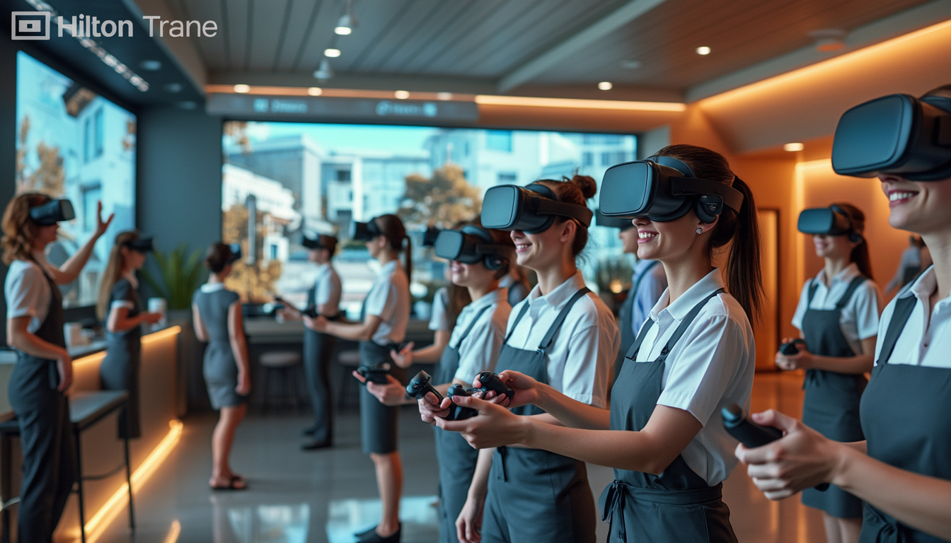 découvrez comment hilton utilise la réalité virtuelle pour améliorer la formation de son personnel, en offrant des expériences immersives qui modernisent l'apprentissage et renforcent l'efficacité des employés.