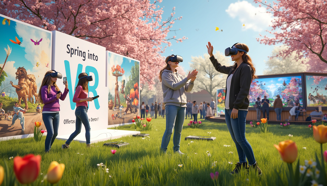 profitez des promotions de printemps et économisez sur une sélection de jeux vr à succès ! découvrez les offres exceptionnelles sur quest et steam pour vivre des expériences immersives à prix réduit. ne manquez pas cette occasion de plonger dans l'univers du jeu virtuel !