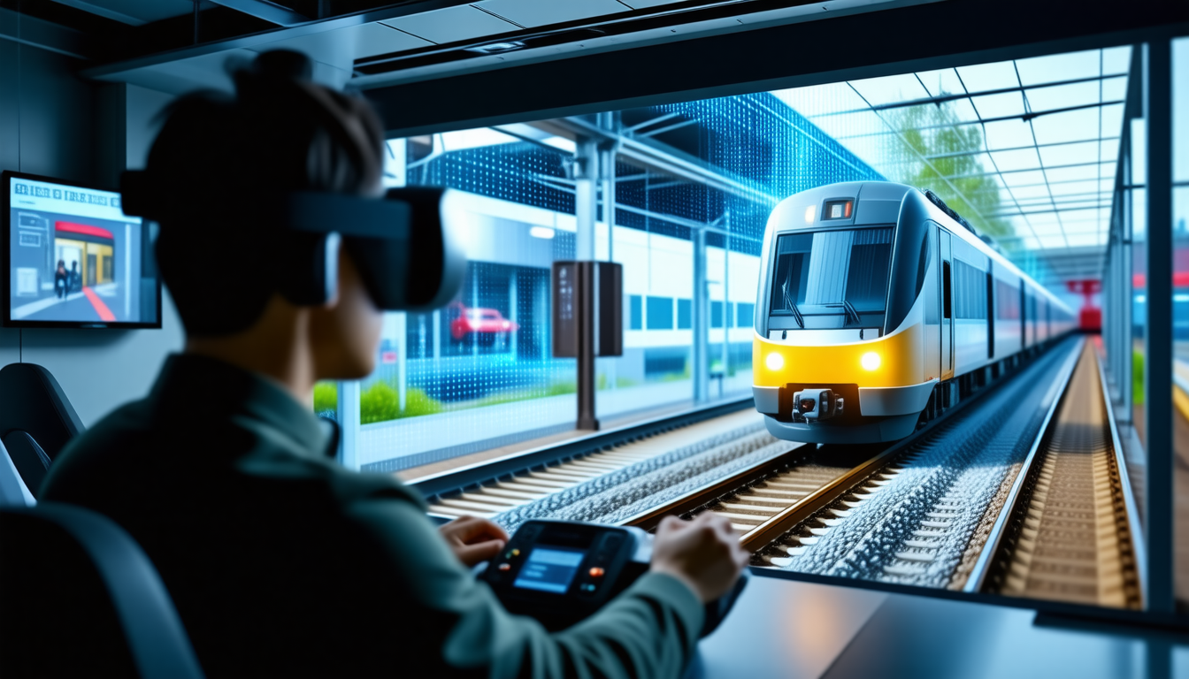 découvrez comment la réalité virtuelle transforme l'apprentissage de la conduite de train grâce à des simulations interactives et immersives. plongez dans l'univers de la formation moderne où l'animation permet d'améliorer la sécurité et l'efficacité des futurs conducteurs.