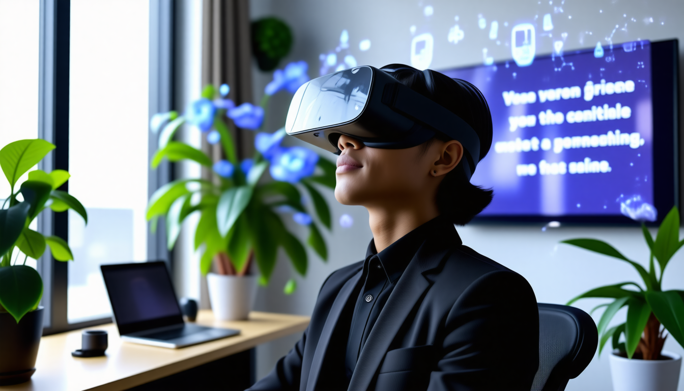 découvrez comment un casque de réalité virtuelle peut transformer votre expérience au travail en renforçant votre confiance et en réduisant votre stress. apprenez à tirer parti des technologies immersives pour améliorer votre bien-être professionnel et votre productivité.