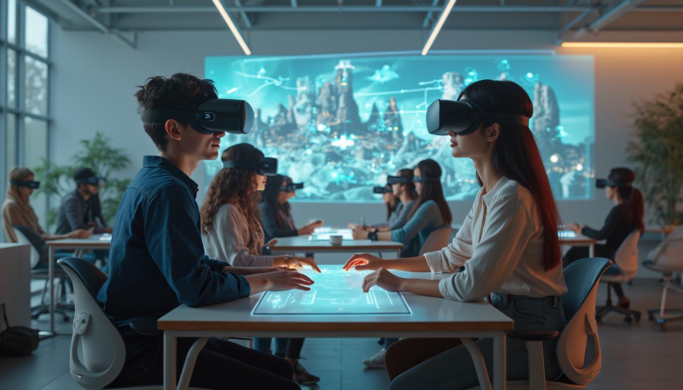 explorez les innovations de l'apprentissage en réalité virtuelle et découvrez comment cette technologie transforme l'enseignement supérieur en offrant des expériences immersives et interactives. révolutionnez votre manière d'apprendre et d'enseigner avec des méthodes novatrices et engageantes.