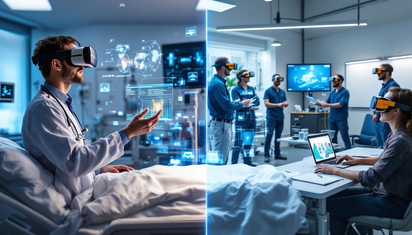 découvrez comment les applications professionnelles de pico xr révolutionnent les secteurs des soins de santé et de la formation. explorez l'impact de la réalité mixte sur l'apprentissage et l'amélioration des soins aux patients grâce à des technologies innovantes.