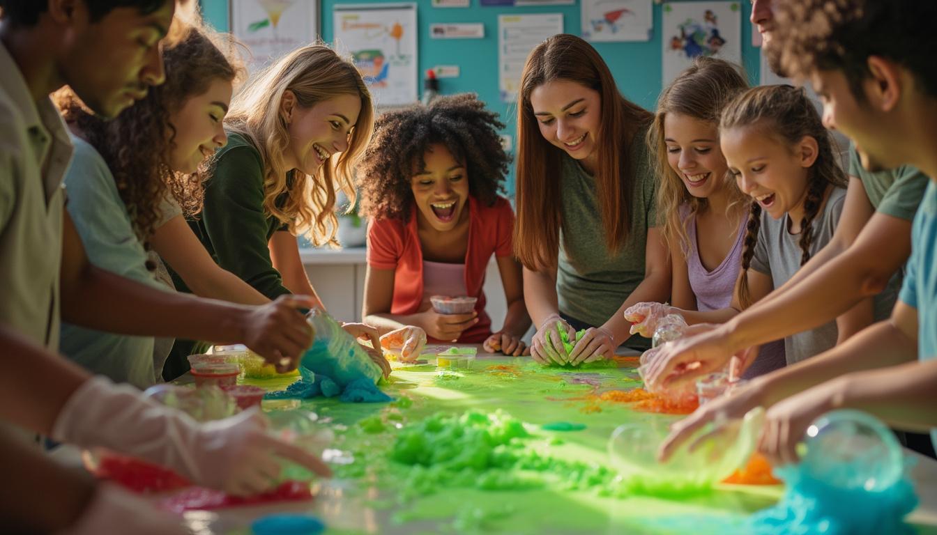 plongez dans l'univers fascinant de la physique des liquides avec 'slime lab'. découvrez des expériences captivantes et amusantes qui éveillent votre curiosité tout en apprenant les principes scientifiques derrière la slime. une aventure immersive pour petits et grands !