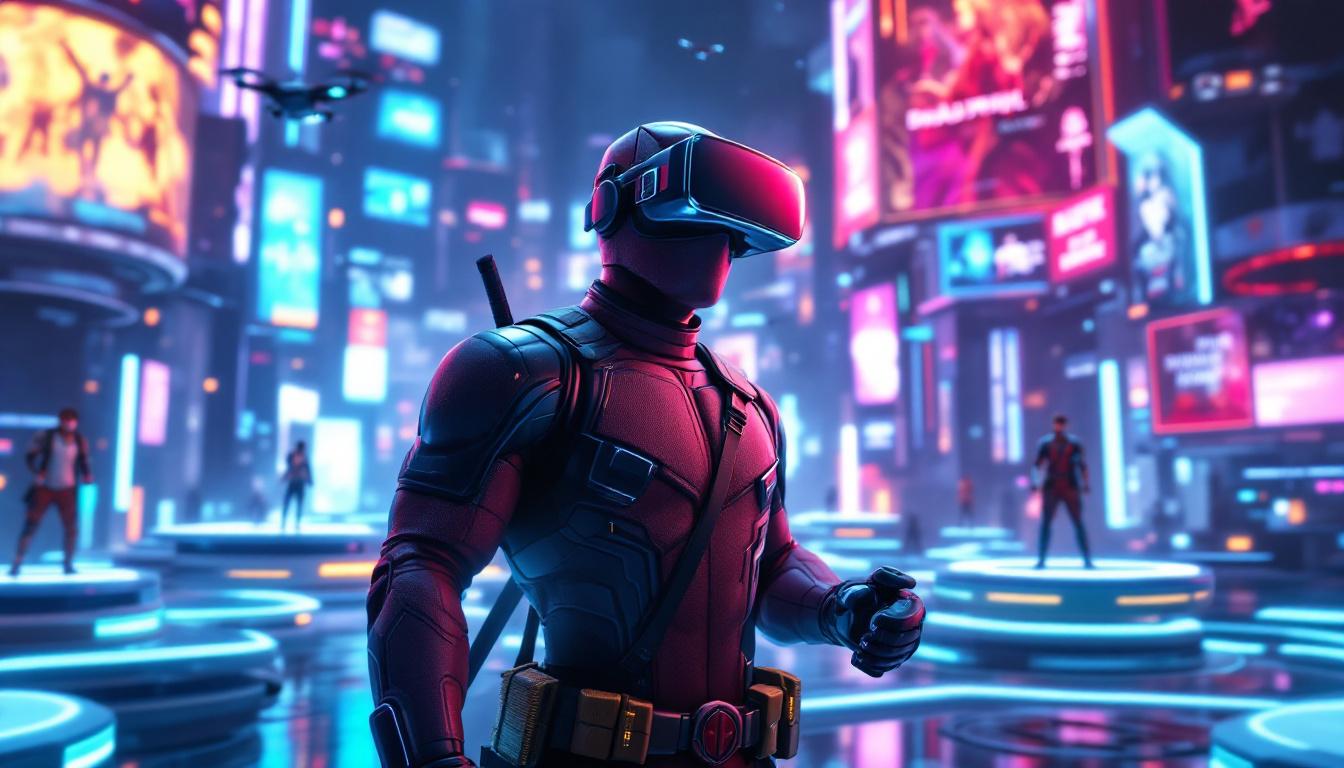 découvrez l'univers décalé de deadpool en réalité virtuelle ! plongez dans une expérience immersive unique, où l'humour et l'action du célèbre anti-héros prennent vie comme jamais auparavant. explorez les limites du jeu vidéo et préparez-vous à une aventure futuriste et interactive avec meta.
