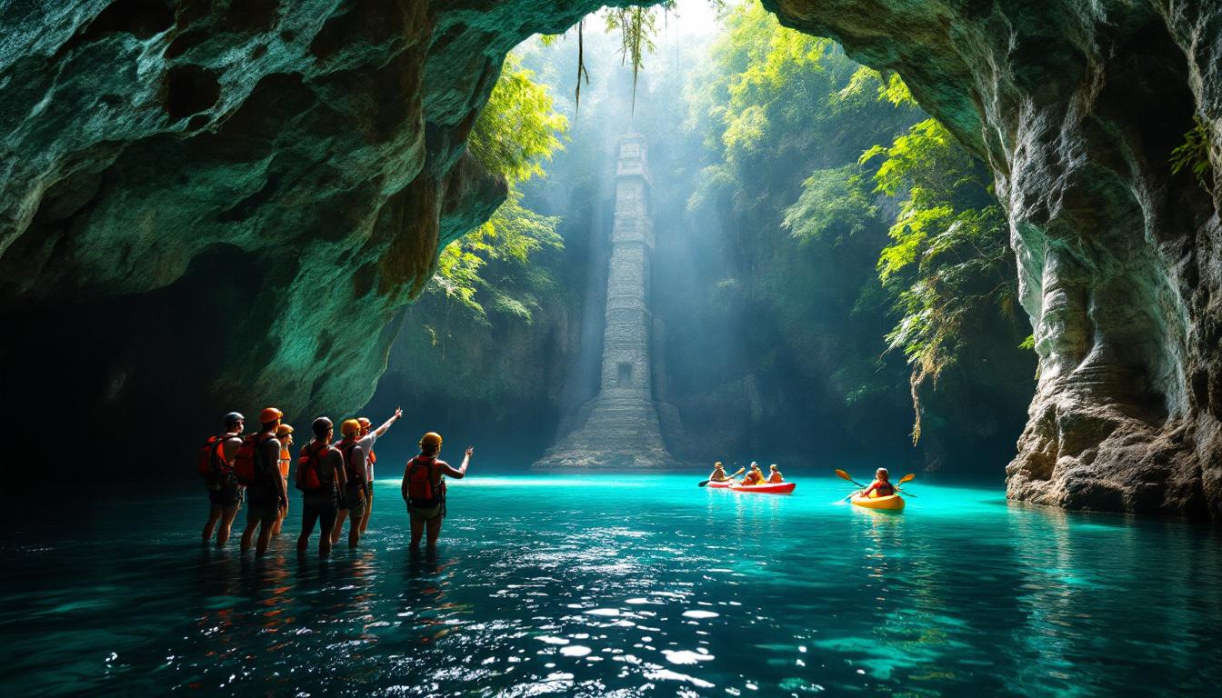plongez dans l'univers fascinant du yucatán avec nos dernières mises à jour vr. explorez des grottes mystérieuses, participez à des excursions guidées inoubliables et vivez des courses de kayak palpitantes. une aventure immersive vous attend !