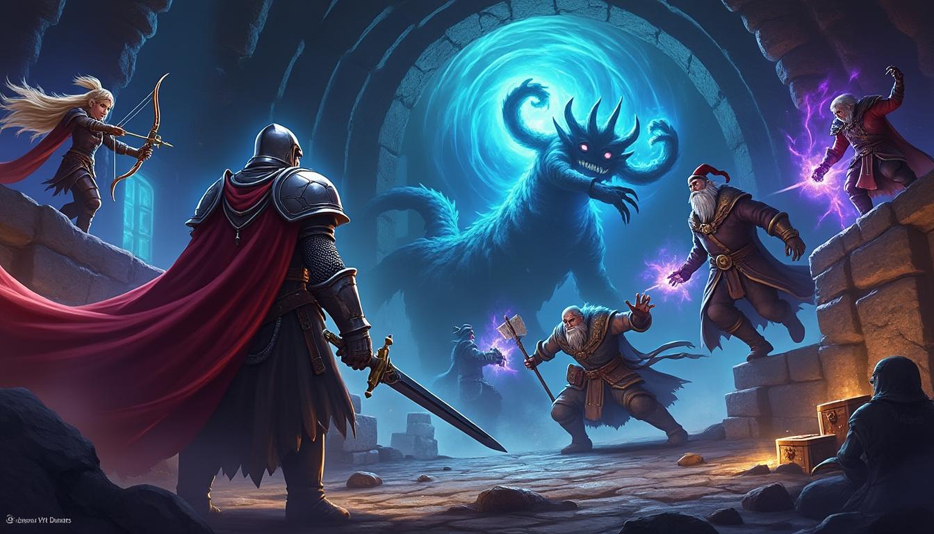 plongez dans heroes together vr, une expérience coopérative palpitante en réalité virtuelle ! explorez des donjons roguelites, affrontez des ennemis redoutables et vivez une aventure inédite entre amis. relevez les défis et devenez des héros ensemble !