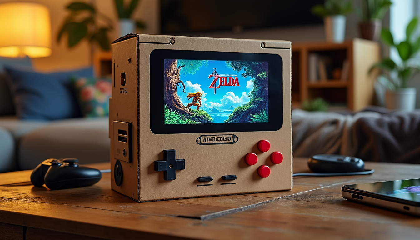 découvrez comment un virtual boy en carton pourrait permettre une expérience vr innovante pour jouer à zelda sur la future nintendo switch 2 : entre créativité et immersion, la réalité virtuelle s’invite dans l’univers de zelda.