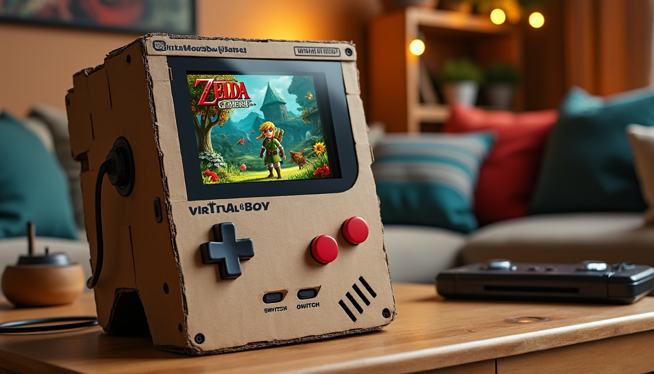 découvrez comment un virtual boy en carton pourrait transformer l'expérience de jeu de zelda sur la switch 2, en ajoutant un mode vr original et innovant pour plonger encore plus dans l'aventure.