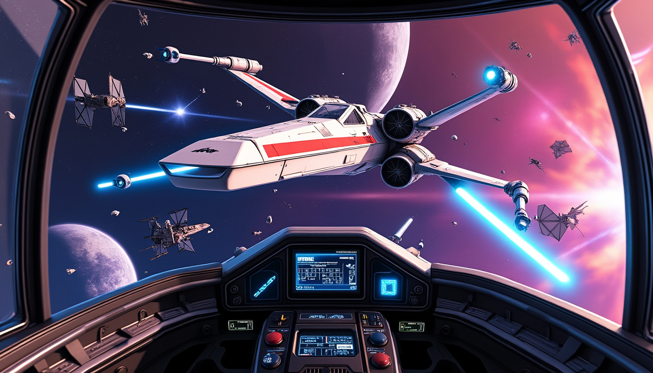 découvrez comment le mod de mise à jour d'x-wing alliance transforme le classique star wars avec des graphismes modernisés et une expérience immersive en réalité virtuelle. pilotez votre x-wing comme jamais auparavant !