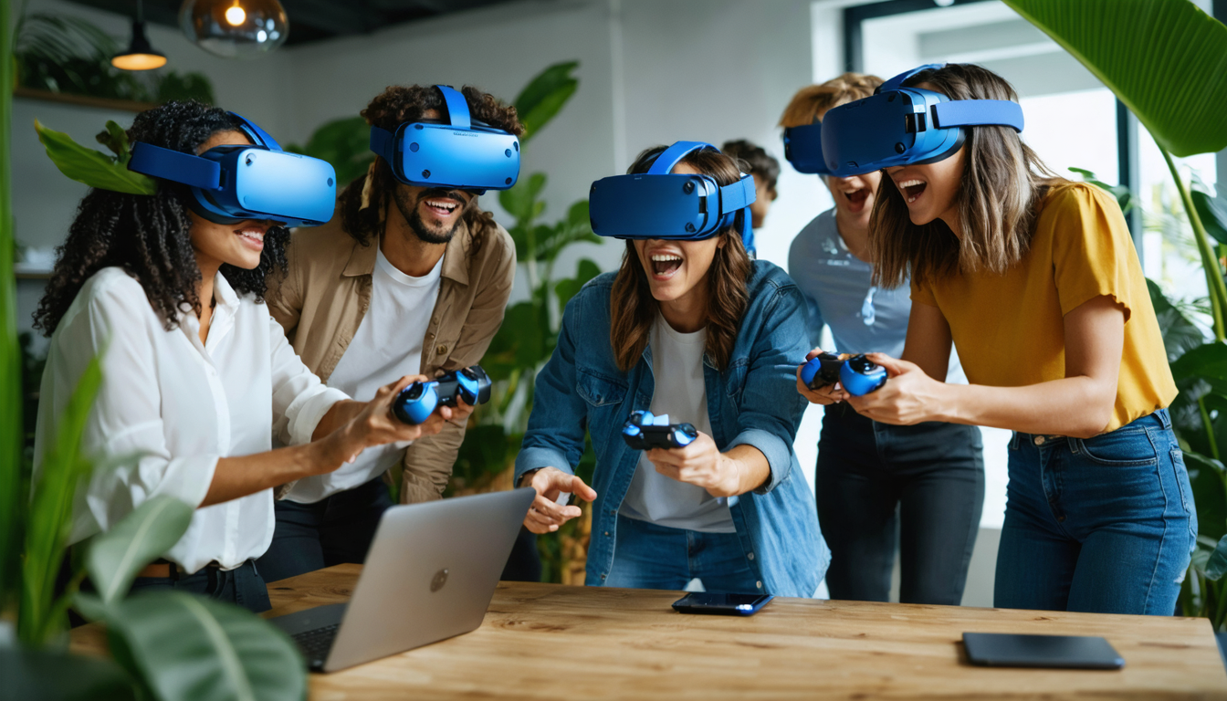 découvrez pourquoi le team building en réalité virtuelle séduit de plus en plus d'entreprises en 2026, en favorisant la cohésion d'équipe, l'innovation et l'engagement des collaborateurs.