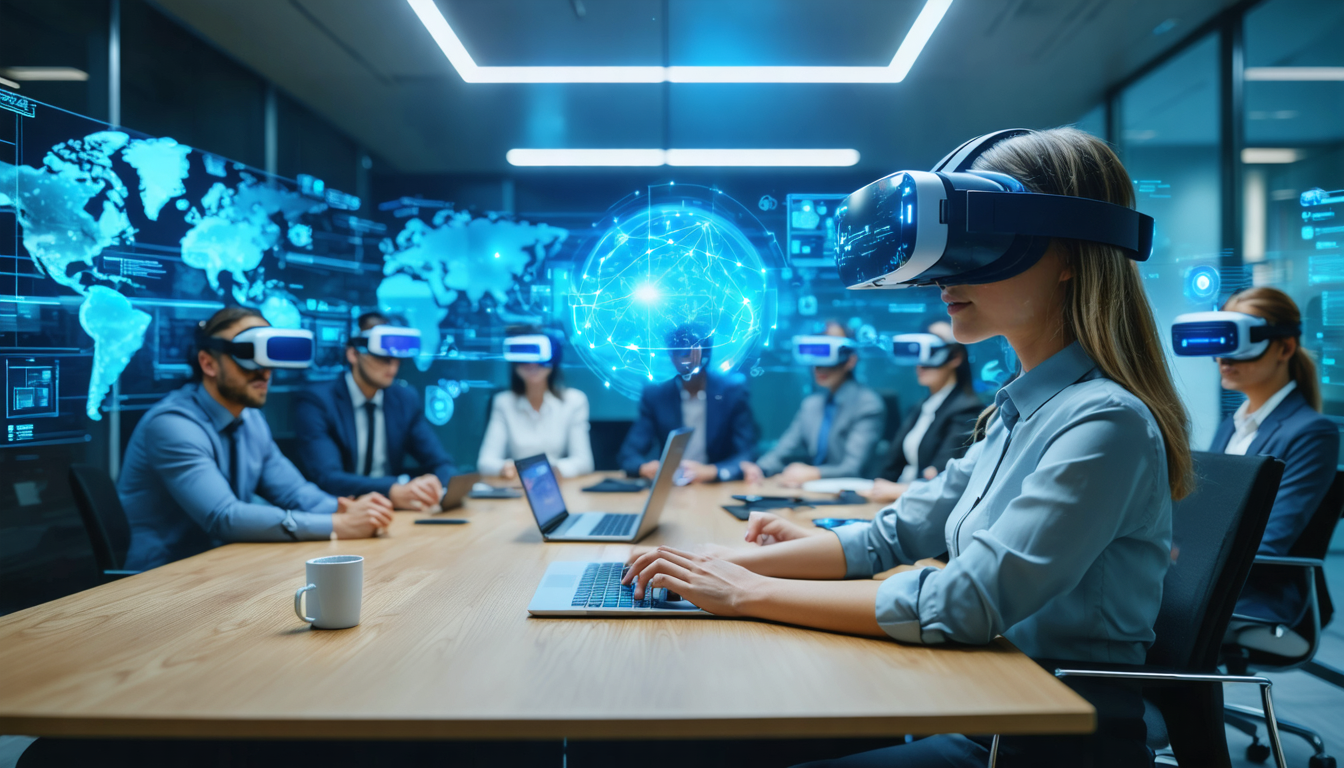 découvrez comment la réalité virtuelle peut transformer vos réunions virtuelles en expériences immersives et engageantes pour des échanges plus efficaces et collaboratifs.