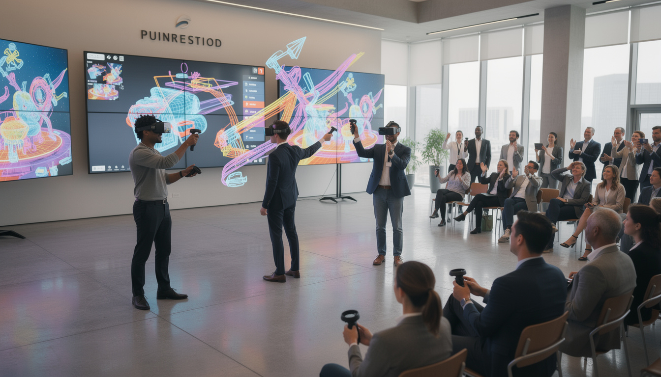 découvrez pictionnary 3d, une expérience d'animation collaborative en réalité virtuelle qui stimule la créativité artistique comme jamais auparavant.