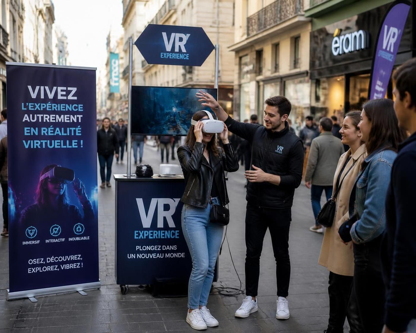 découvrez comment la réalité virtuelle révolutionne le street marketing et dynamise les activations de marque pour une expérience client immersive et innovante.