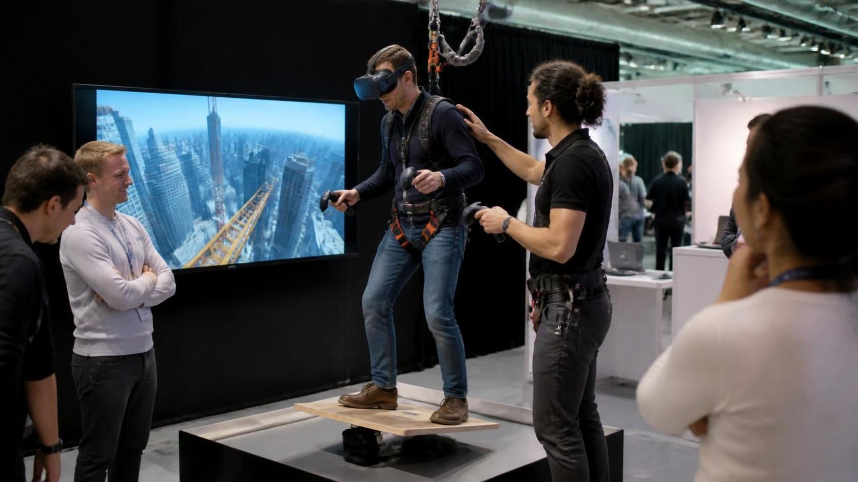découvrez 'walk the plank' en réalité virtuelle, une expérience immersive qui garantit des sensations fortes et des frissons lors de vos événements.