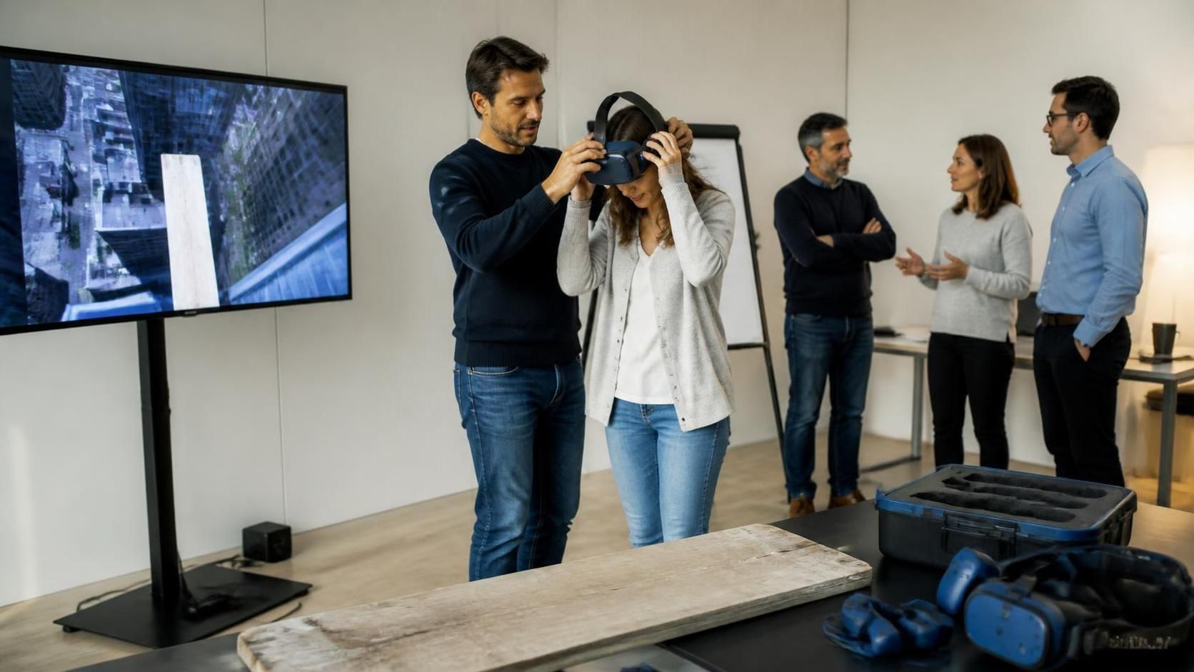 découvrez « walk the plank » en réalité virtuelle, une expérience immersive qui garantit des sensations fortes et du frisson pour animer vos événements de manière inoubliable.